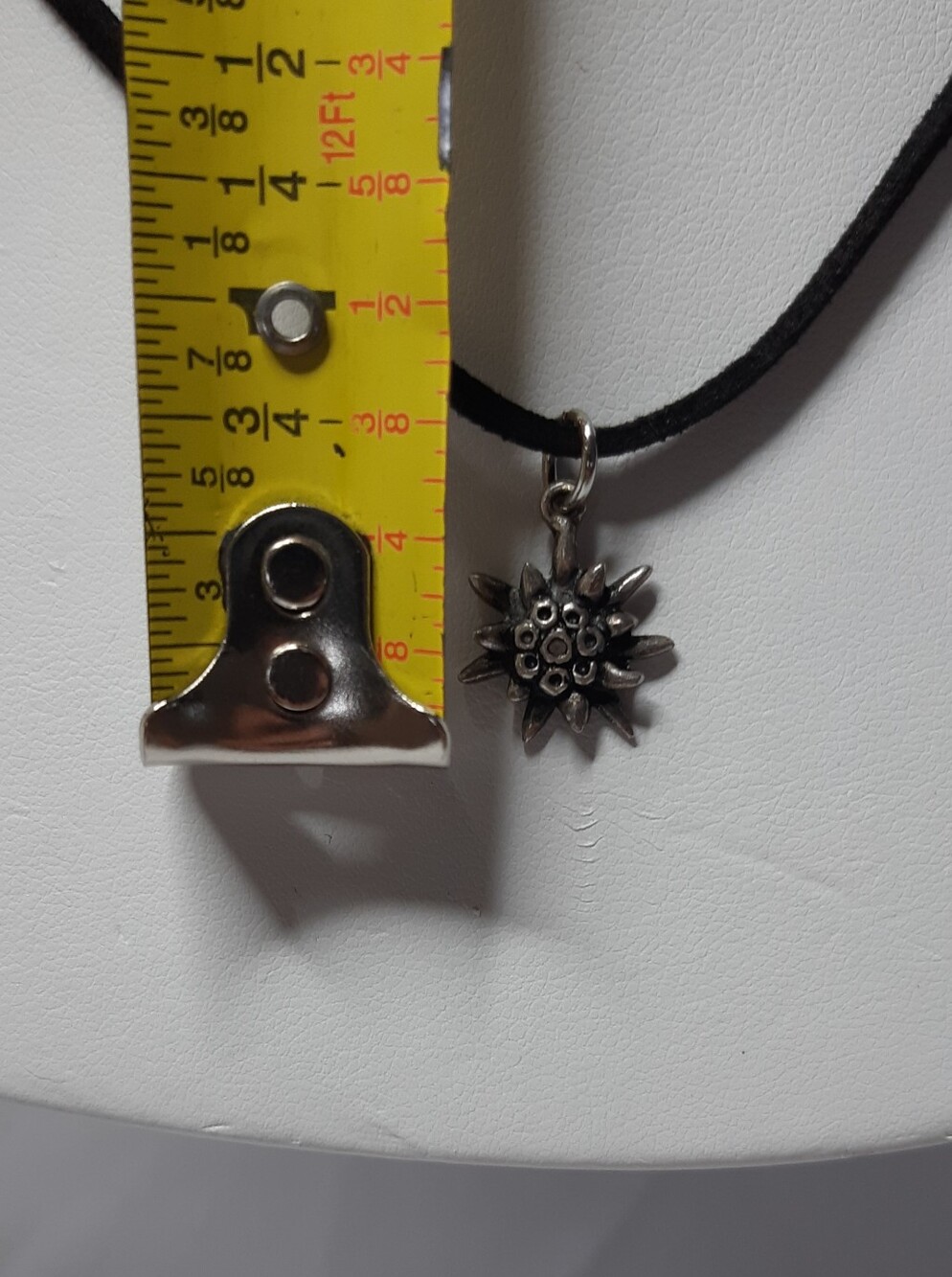 Sterling Silver Sunflower Necklace - Picture 3 of 4